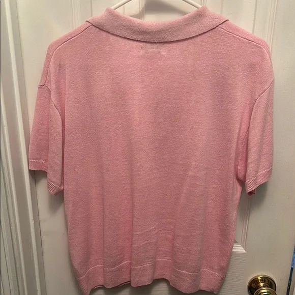 J. Crew Pink Short Sleeve Sweater - Picture 6 of 6